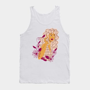 Flower Girl 3 Spring Tank Top